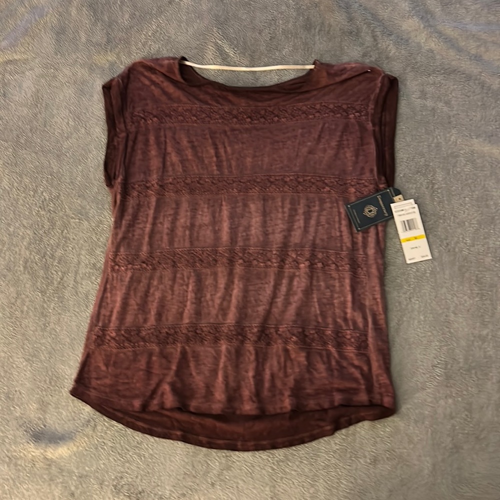 Democracy brand brown shirt size medium